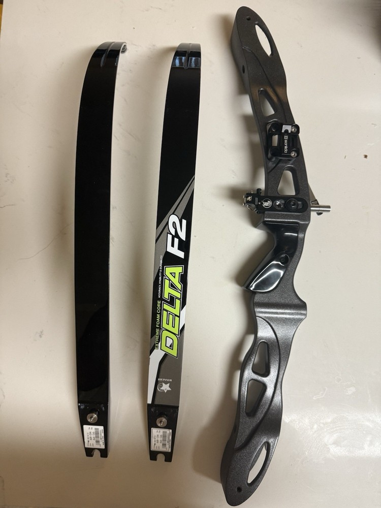 SANLIDA X9 25” ILF Riser (repainted)| WNS Delta F2 Limbs 68”- 34lbs