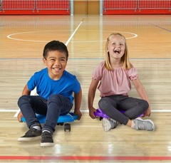 Lightweight Blue Floor Scooter Board for Kids – Builds Coordination & Strength