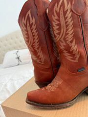 Chaparrel Women’s Brown Western Cowboy Boots US 8 MPN 25