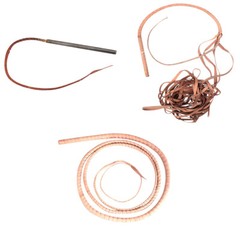 4 TO 12 Feet Long 16 Plait Cow Leather BULLWHIP Belly & Bolster INDIANA JONES