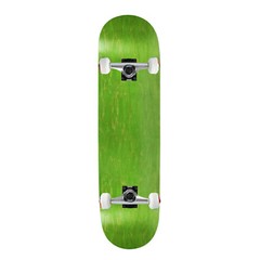 Moose Complete Skateboard Stained Green 8.0″ Silver/White Assembled