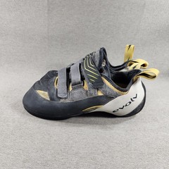 Evolv Shaman Black Yellow Gray Men’s Size 11 Rock Climbing Shoes