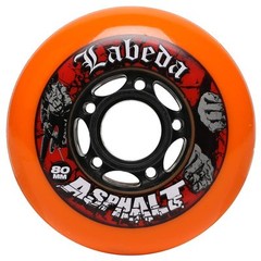 Labeda Asphalt Wheels for Inline Skates in Multiple Sizes