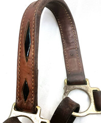 Vintage Leather Simco Halter – Fancy and Rare!