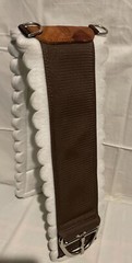 SIMCO Cinch 35″ Smooth WHITE Straight Saddle Girth