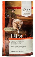 UltraCruz Equine Garlic Flakes Supplement for Horses, 25 lb (1125 Day Supply)