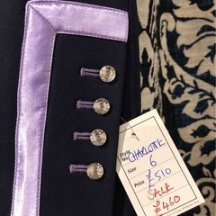 Flying Changes Show Attire Ladies Charlotte Short Jacket UK 6/US 2-4 NWT