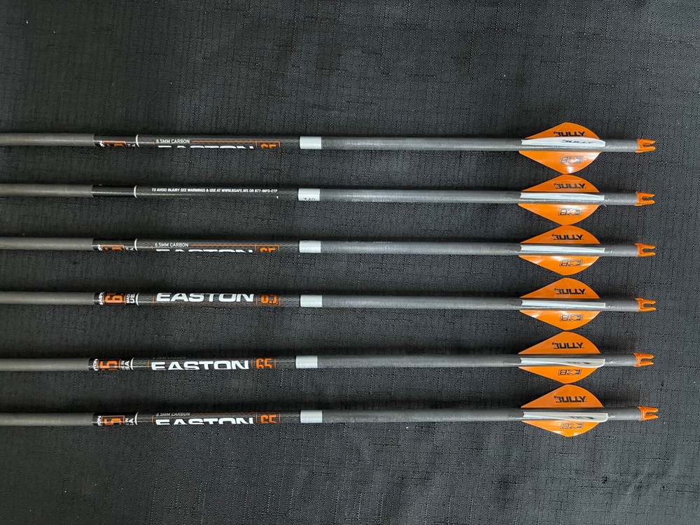 Easton Archery 6.5MM Hunter Classic 340 2″ Bully Vane 1/2 Dozen BRAND NEW