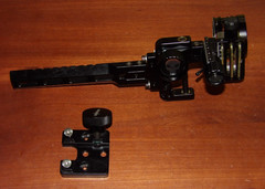 Used Sword Punisher Pro Bow Sight, Double Pin- Black- RIGHT Handed= $380 MSRP