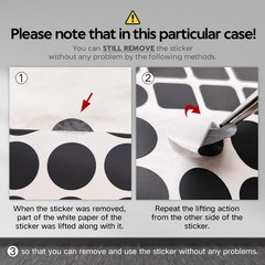 Light Blocking Stickers,2 Sheets Black,100% Blocking(100% Blocking)
