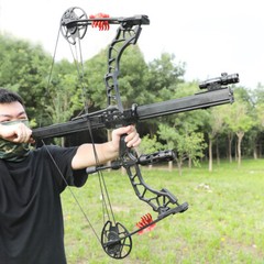Archery Rapid Bow Shooter Launcher 6 Arrows Laser Compound Recurve Bow Hunting
