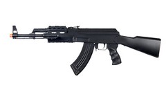 UKARMS AK 47 SPRING AIRSOFT RIFLE SNIPER GUN 74 w/ 6mm BB Laser LED Flashlight