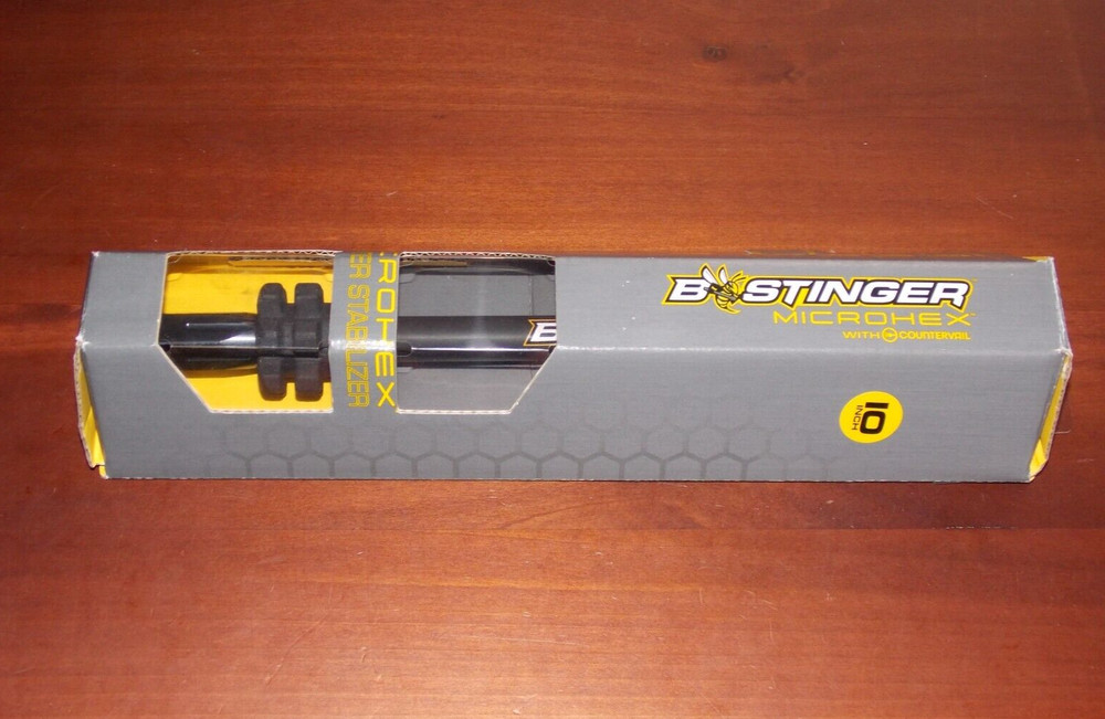 Bee Stinger MicroHex 10″ Stabilizer in Matte Black- B Stinger
