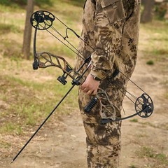 19-70lb Compound Bow Carbon Arrows Kit RH/LH Archery Target Hunting Shooting Bow