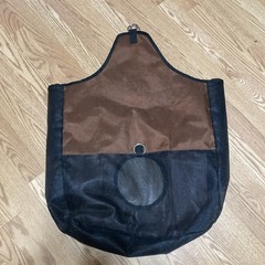 Hay Bag – Brown with mesh sides