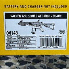 NEW Valken ASL Series Kilo AEG Airsoft Gun – Black