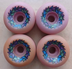 Vintage Santa Cruz OJII STREET RAZOR Skateboard Wheels, 58mm 95A, 1980s NOS! A8