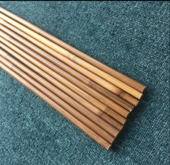 100pcs Archery 33in/84cm 50-55lbs Bamboo Shafts DIY Arrows with Spine Rate Shoot