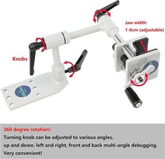 360° Adjustable Bow Vise Universal Tuning Kit Archery Mount Maintenance Tool