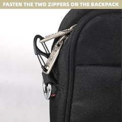 20pc Alloy S Carabiner Clips, Dual Opening Design, Keychain Snap Hooks, Mini