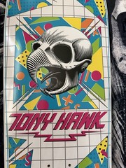 Tony Hawk Custom 80’s Theme Skateboard Deck Rare Art Ships Fast Powell Peralta
