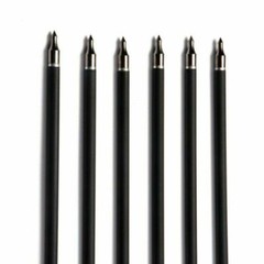 12Pcs 30» Archery Carbon Arrows 100 grain Broadheads Quiver Bow Target Hunting