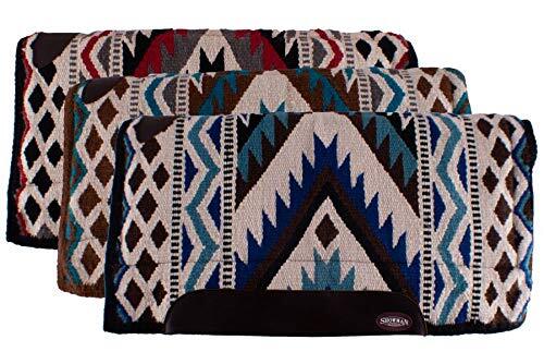 Showman 36″ x 34″ Navajo Design Woven Wool Saddle Pad w/ Memory Felt Bottom