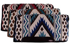 Showman 36″ x 34″ Navajo Design Woven Wool Saddle Pad w/ Memory Felt Bottom
