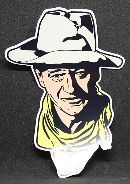 John Wayne Vinyl Sticker / Decal – Rio Bravo – Fort Apache – Rio Grande