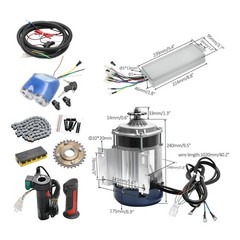 Complete Upgrade Kit 48V 1000W Electric ATV Quad Motor Brushless 28A Controller