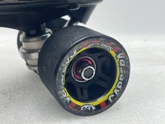 VTG Riedell Carrera Speed Roller Skates Size 5 Black Leather Model 105B
