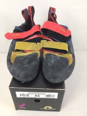 Excellent La Sportiva Kubo Men’s Climbing Shoes, Savana/Mountain Red, M44