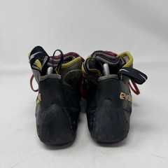 Evolv Climbing Shoes Men’s Lace Up Gray Red Yellow Size 12.5 US