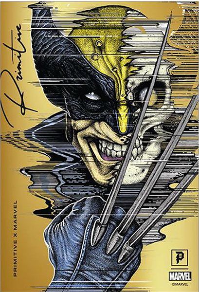 Primitive Wolverine X-Men Marvel Comics Skateboard Decal Sticker – PACK OF 3