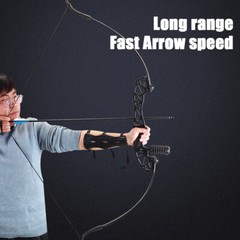 40lbs 53″ Takedown Recurve Bow Right Hand Target Arrow Shooting Practice Bow Set