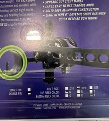 🏹 Spot Hogg Fast Eddie XL Double Pin .019 Bow Sight 🎯