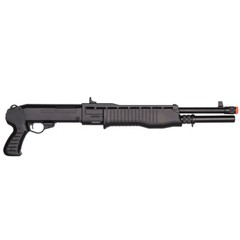 DOUBLE EAGLE M63 Pump Action SPAS Tri-Shot Burst Airsoft Shotgun