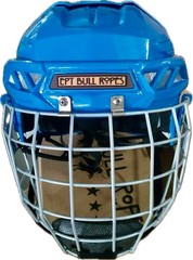 Rodeo Bull Riding Protective Helmet – EPT 107 Series – Blue – Small – Medium – L