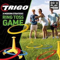 Trigo Portable Ring Toss Game for Kids & Adults Indoor Outdoor Fun Portable Y…