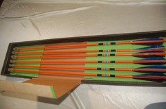 Ben Pearson Vintage Archery Hunting Arrows For Recurve/Long Bow – 6 Arrows