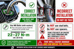 Exhaust Muffler pipe Compatible with Predator Max 459 Surface Drive Motor.