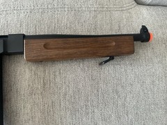 Thompson U.S. Model 1928 Electric Airsoft Rifle Drum Magazine Wood-Style