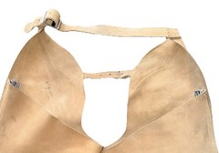 Women’s Brown Leather Western Riding Chaps 29-34 Waist 42” Long Thick