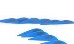 2.5″ Vanes Tonys All New Super Wave Archery Vanes Blue 50PK TNYSWV3343F