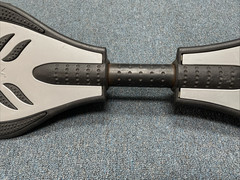 Razor RipStik Caster Board Rip Stik Silver & Black Skateboard 34” Long
