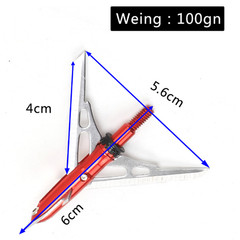 12pcs Ultra-Sharp Arrow Broadheads Bag Tips Hunting Reliable Archery Accessories