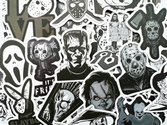 2500 Random Wholesale Gothic Stickers Lot Tattoo Pack Dark Skull Theme Decals