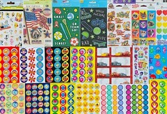 509 Stickers | LOT FOR ALL AGES | TONS OF FUN THEMES FOR ALL SEASONS HOLIDAYS