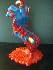 JIM PHILLIPS 1985 ART HAND Custom Kidrobot Santa Cruz Screaming Hand Figure