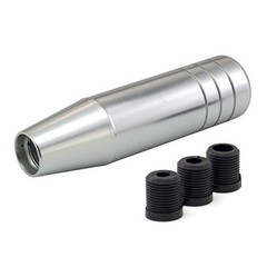 5.12″ Weighted Gear Knob Shifter Handle, Aluminum Alloy Car Stick Shift Silver